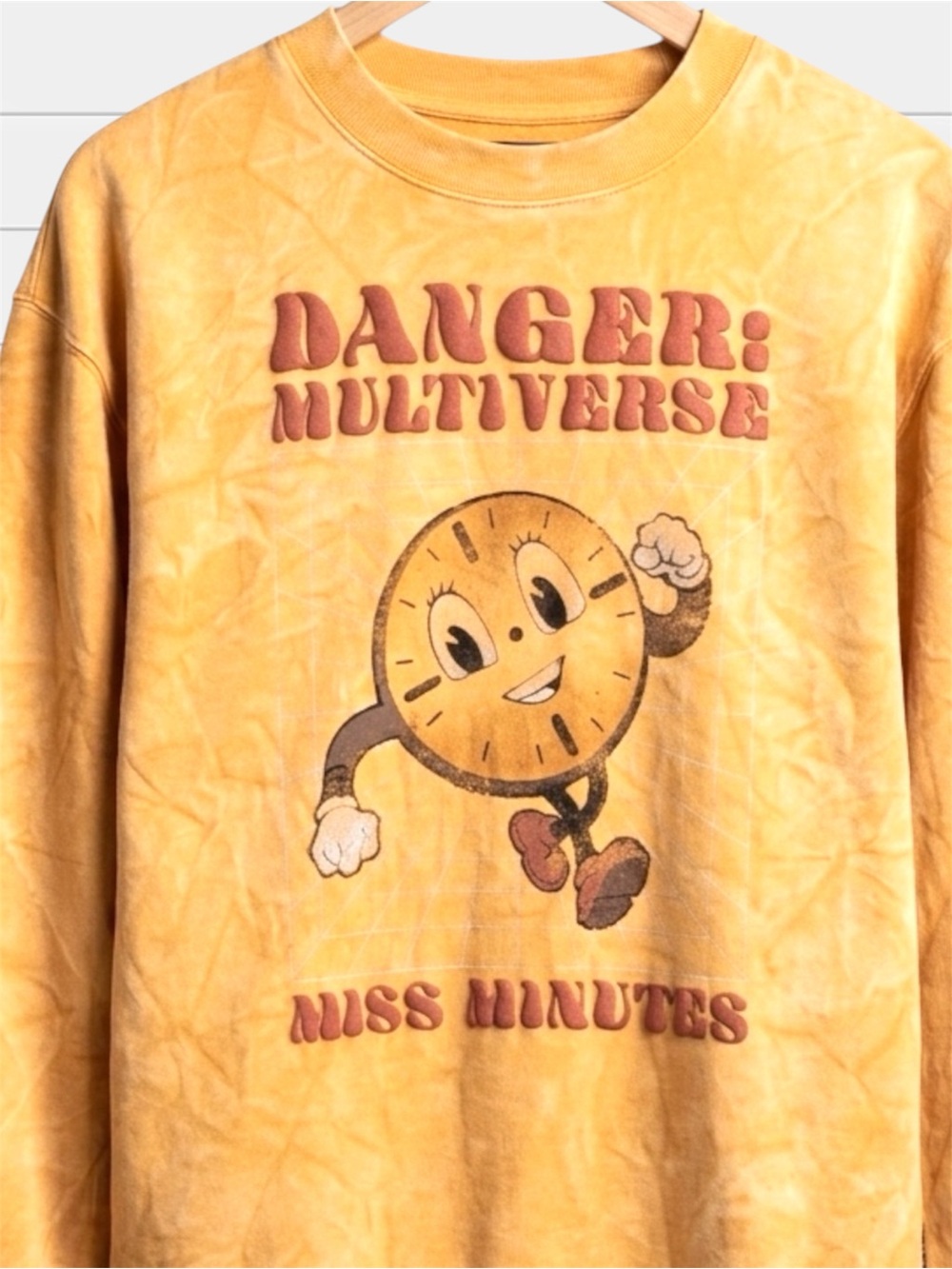 Miss Minutes 'Danger: Multiverse' Graphic Crewneck Sweatshirt